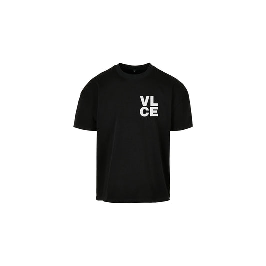 Veloce Stacked T-Shirt - Black